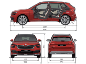 skoda kamiq rozměry